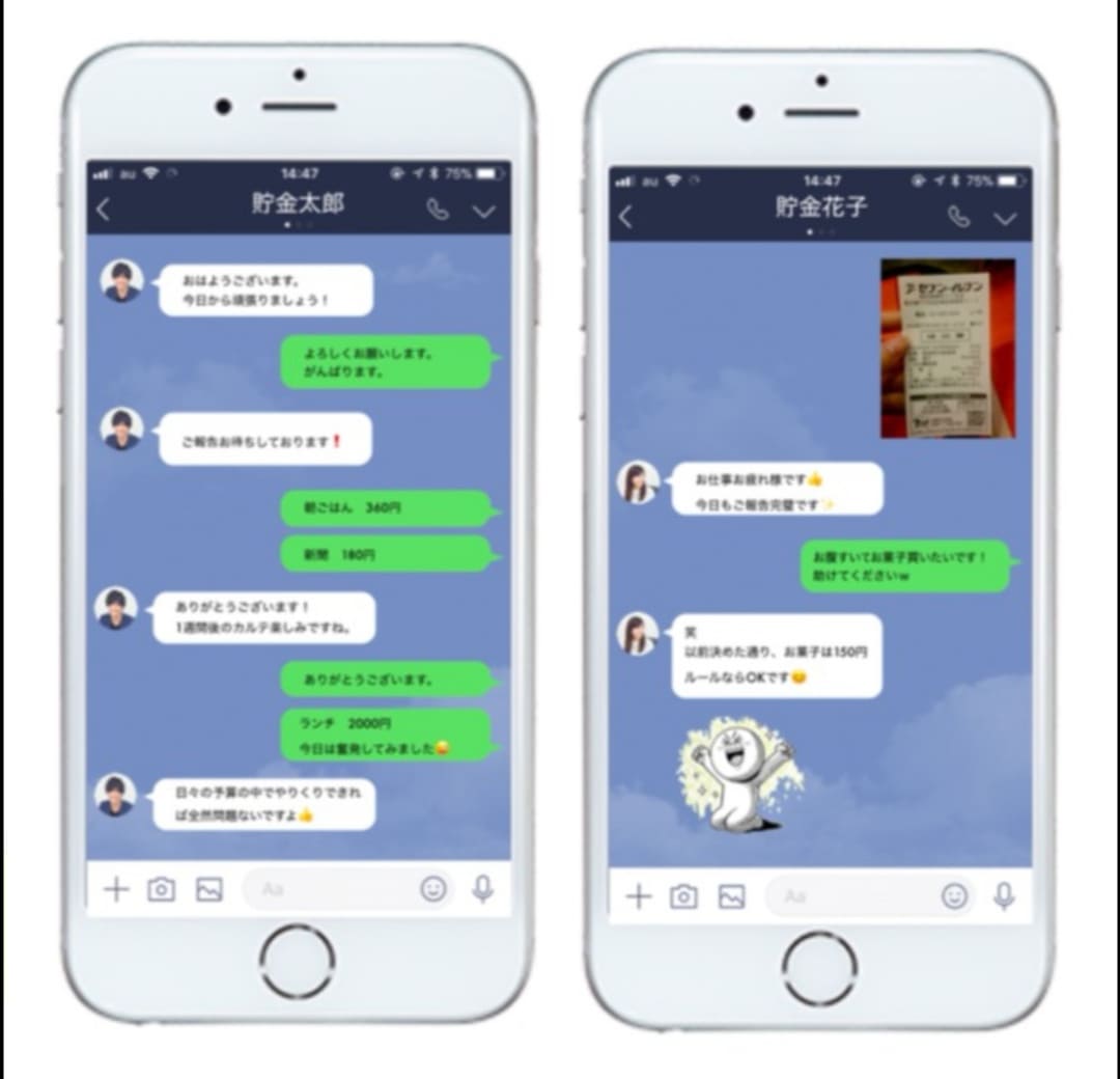 エービーキャッシュLINEトレーニングのサンプル