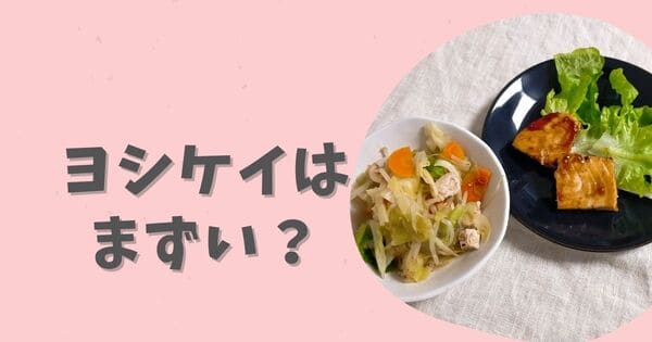 ヨシケイミールキットで作った料理の写真